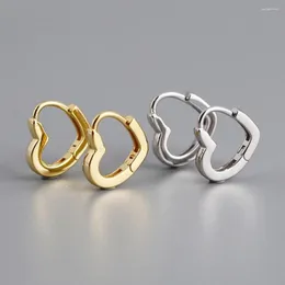Orecchini a cerchio 2023 Est Simple Heart For Women Squisiti accessori per le orecchie Girl Gift Statement Jewelry Bulk Drop