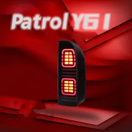 日産パトロールY61 20 05-20 22 Taillight Assembly LEDランニングライトストリーマーターンシグナルブレーキリバースランプ