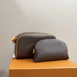 Borse per cosmetici Shopping Borsa per trucchi Borse con cerniera sotto le ascelle Due pezzi Essenziale per i viaggi quotidiani Borsa Borsa da donna firmata Borsa a tracolla regolabile