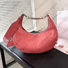 Stylish Pink Sugao Womens Shoulder Crescent Crossbody Bag
