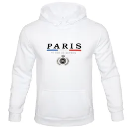 Sweats à capuche pour hommes Sweats PARIS Sweat à capuche graphique pour hommes Confort Stretch Cordon de serrage Mode Pull à capuche Casual Loose Sport Hoodie Vêtements pour hommes 230803