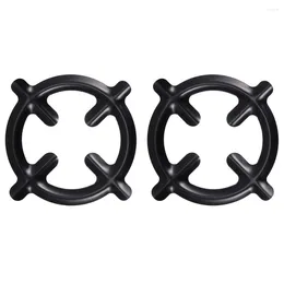 Tovagliette Wok Ring Rack Fornello a gas Bruciatore Griglia Non Stand Pan Presina Per Cucina Caffè Campeggio Cucina Nero.