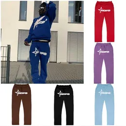 Mens Tracksuits selling explosions NOFS pattern printed trousers men Y2K punk Harajuku Gothic hiphop wideleg slim pants street wear we