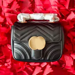 Evening Marmont mirror quality Clutch Bags luxos Designer mens Genuine Leather Womens hand bag classic acolchoada chain strap CrossBody verão Totes Shoulder Bags