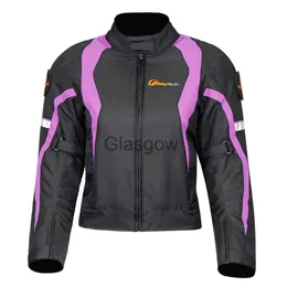 Motorcycle Apparel Motorcycle Jacket Girl Women Veste Jasje Colbert Reflective Waterproof Windproof 5 Protective Pads Warm Inner Free Gifts x0803