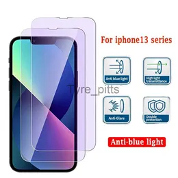 Protekcje ekranu telefonu komórkowego 9D Anti Blue Light dla Apple iPhone 13 11 Pro Max 12 Mini X XS XR SE 2022 8 7 Plus Hartowany szklany szklany anty -zielone światło x0803