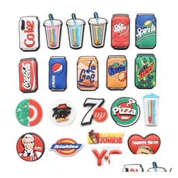 Shoe Parts Accessories Pvc Beer Clog Charms Custom Logo Wholesale Bk Mexican For Bracelet And Drop Delivery Series Randomly