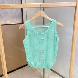 Kadın tank üst pullu harf ince fit örgü süveter mahsul üst yaz kolsuz o boyun kazak moda seksi jumper204t