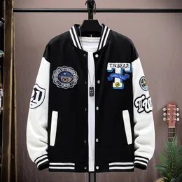 Mens Jackets Fashion Spring Autumn Cotton Bomber Hip Hop Streetwear Topps Casual Baseball Coats Unisex Brodery Clothing 230803