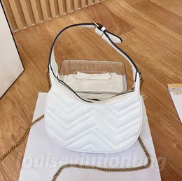 Tasarımcı Çanta Lüks Klasik Zincir Totes Mamun Omuz Çantası Moda Çift GS Cüzdan Vintage Kadınlar Deri Çapraz Vücut Bag 103177