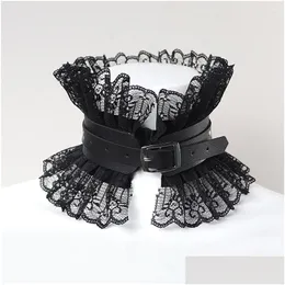 Chokers Choker Necklace Gothic Lace Lolita Cold Exaggerated Princess Collar Cosplay Costume 2023 Drop Delivery Jewelry Necklaces Pend Dhmwp