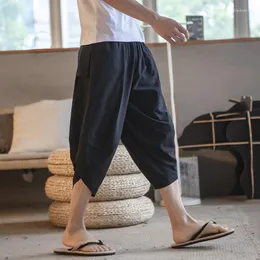 Männer Hosen Sommer Mode Kausalen Capris Lose Sport Shorts Harun Breite Bein Pumphose Dünne Casual Strand Flut