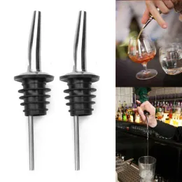 Tools Stainless Steel Wine Pourer Stopper Bottle Olive Oil Dispenser Mouth Levert Whisky Cocktail Bar Accessories Exquisite Convenient LL