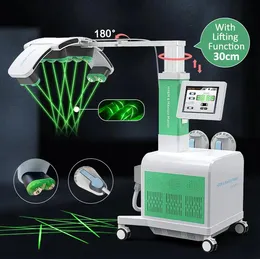 Klinikanvändning 10D Maxlipo Master Slimming Laser Red Green Light Laser Therapy Machine med elektromagnetisk fettreduktion Muskelbyggnad Fettförlustmaskin