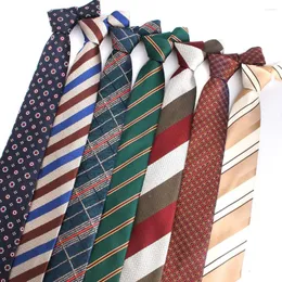 Fliegen Gestreifte Krawatte Für Männer Frauen Dünner Jacquard-Ausschnitt Party Business Mode Hochzeit Krawatten Klassische Anzüge Geschenk