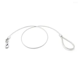 Dog Collars Steel Wire Chew Proof Leash Training Pet Runner For Large Dogs 06 X 120cm (White)