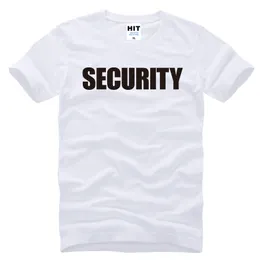 SICUREZZA lettera stampata t-shirt abbigliamento da uomo top tee polo camicie stile moda casual T-shirt uomo bianco girocollo tee shirt