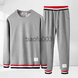 Men's Tracksuits Ropa Men Clothing Hoodie Korean Fashion Mens Designer Clothes 2 Piece Sets Outfit New Spring 2023 Fall Sweatshirt And Pants Suit J0803
