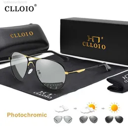 Clloio, nuevas Gafas De Sol fotocromáticas polarizadas para hombre, Gafas De Sol Vintage para mujer, Gafas para conducir, Gafas Uv400, Gafas De Sol