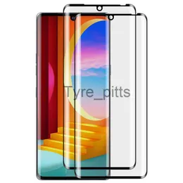 Mobiltelefonskärmsskydd 3D Curved Full Cover Tempered Glass för LG Velvet / LG G9 LM-G900N LM-G900EM SCREE Protector Protective Film Guard X0803