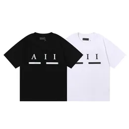 Camisetas masculinas de grife, camisas de marca americana, camisetas para homens, logotipo, letras, impressão, moda, manga curta, camiseta, solta, superdimensionada, streetwear, tops 100% algodão