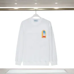 Projektantowe ubrania dla mężczyzn z kapturem jumper bluza z kapturem tenisowy wzór drukowania tkaniny okrągły sweter oddychający bawełniany seriesize trend mody bluzki 3x