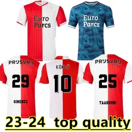 2023 2024 Feyenoords Kokcu Gimenez Danilo 23 24 Soccer Jerseys Home Away Third Trauner Men Kids Shirt Kids Hartman Gimenez Paixao Taabouni Timber 888888