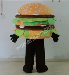Костюм талисмана мультфильм гамбургер талисман талисман костюмы Хэллоуин Рождество