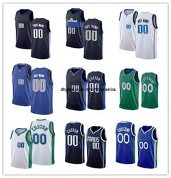 Custom Jersey Luka Men Womens Youth 77 Doncic 11 Tim Hardaway Jr. 2 Kyrie Irving 35 Christian Wood 8 Josh Green 7 Dwight Powell Basketball J