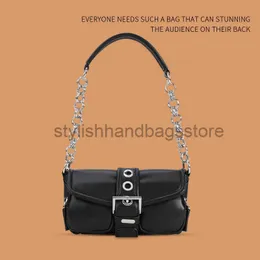 Shoulder Bags Small Design Package Mini Circle Chain Underarm Bag 2023 New Fashion Stick Cross Body Small Bag Bagsstylishhandbagsstore
