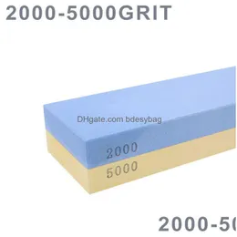 Keskinleştiriciler Mutfak Bıçağı Keskinleştiriciler Su Honlama Taş keskinleştirme sistemi Corundum Whetstone H3 210615 Damla Teslimat Ev Bahçesi Dinin DHS3M