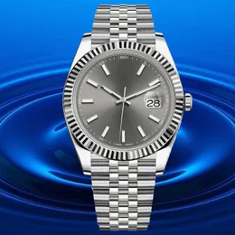 relógios de alta qualidade relógio venda liquidação prime 8215 movimento relógio de moda 41/36mm fivela dobrável cristal de safira mostrador rosa relógios de pulso de aço inoxidável