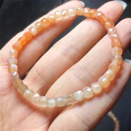 Strand Natural Moon Stone Bracelet Quartz Jewelry Jewelry Retach Bangle Healing Children Gritledle Gitled Gutdes 1pcs 4,5 мм
