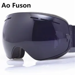 Skidglasögon vinterskid snowboardglasögon UV400 Big Vision Profession sfärisk mask Skidåkning män kvinnor snö snöskoter glasögon glass 230802