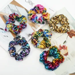 Scrunchies Hairbands Mermaid مرنة الرأس ناعمة Scrunchie Bands Girls Ponytail Holder Kids Associory 6 Designs Dhw2321zz