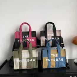 Designerskie nastolatki torebki płócienne luksusowe kolory patchworków torby big