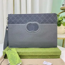 designer luxury g bags 723320 hollow interlocking storage bag Wallet men women hand bag 9A TOP Quality
