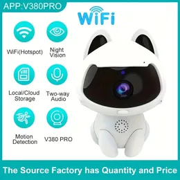 1080P Wireless Home Security Camera with Motion Detection, Night Vision, Two-Way Audio, and Smart Phone Viewing - Perfect for Baby Monitoring