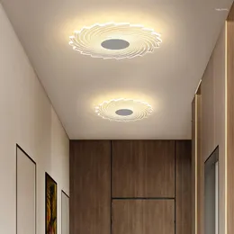 Światła sufitowe Nowoczesne przejście LED Light Cloakroom Balkon Lampa oświetlenia wewnętrzna akrylowa dekoracja domowa luminaire