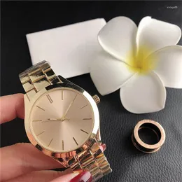Armbanduhren Paar Uhr Klassische Edelstahl Mode Frauen Quarz Luxus Schmuck Valentinstag Geschenk Reloj De Damas