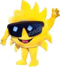 Yellow Sun Flower Mascot Costumes Party Novel Animals Fancy Dress Anime Character Carnival Halloween Xmas Parade Suits