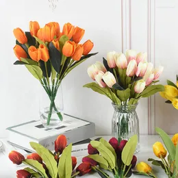 Декоративные цветы 30 см симуляция букет тульпа