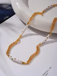 Choker Londany Halsband Kaktus som släpper Glaze Ball Splice OT -spänne för kvinnor Retro Högkvalitet Känslekedja