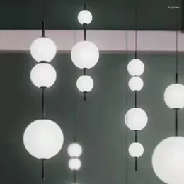 Anhänger Lampen Nordic LED Glas Lichter Kandierte Haws Lampe Für Wohnzimmer Restaurant Bar El Indoor Decor HangLamp Beleuchtung