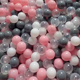 Balões de festa 100150 pçs cores bolas de bebê crianças ecologicamente corretos engraçados piscina de água oceano onda bola transparente fosso ao ar livre tendas brinquedos 230803