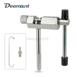 Tools Deemount Bicycle Chain Breaker Splitter Bike Repair Cutter Tool Cycle Chain Pin Service Carbon Steel Nickel Plating W/Link Hook HKD230804