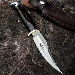 Taktiskt fast bladjaktkniv 8CR13Mov Steel Blade Camping Outdoor Self Defense Tools Wilderness Survival Blade