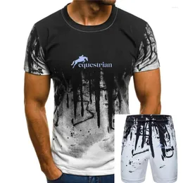 Herren-Trainingsanzüge, Reiten, Englisch, Reitsport, Pullover, T-Shirt, T-Shirts, Männer, lässige Ärmel, Jungen, Baumwolle, T-Shirts, Tops, T-Shirt