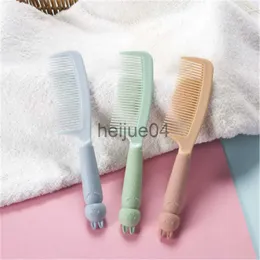Hair Brushes Cute Carton Hairdressing Comb of Rabbit Modeling for Young Girl Student Massage Curling Detangle Hairbrush E224 x0804