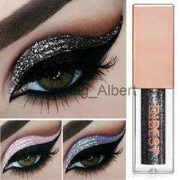 Тени для век Черный блеск для век для век Shimmer Eye Pigment Nude Makeup Водонепроницаемый фестиваль глаз Metallic Smokey Eyde Liquid Cosmetics x0804